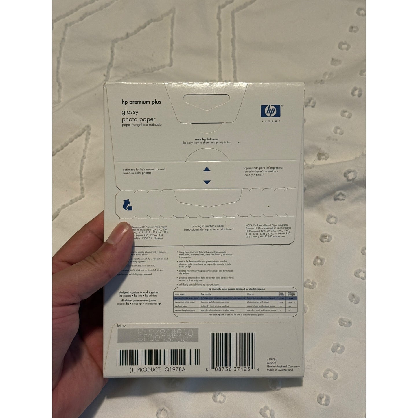 HP Premium Plus 4x6 Inkjet Glossy Photo Paper – 60 Sheets