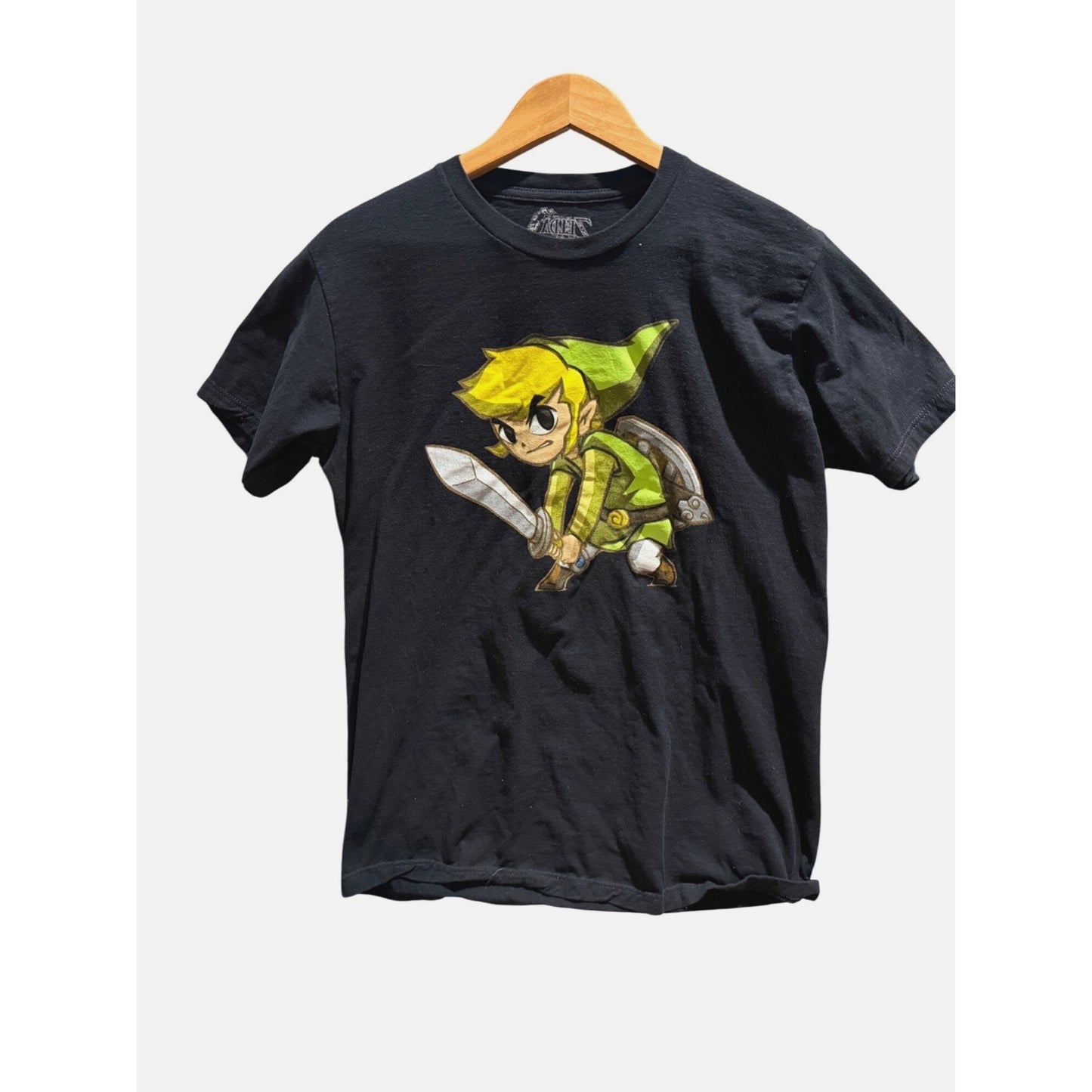 Legend Of Zelda Spirit Tracks Link Men’s Graphic Short Sleeve T-Shirt Size L