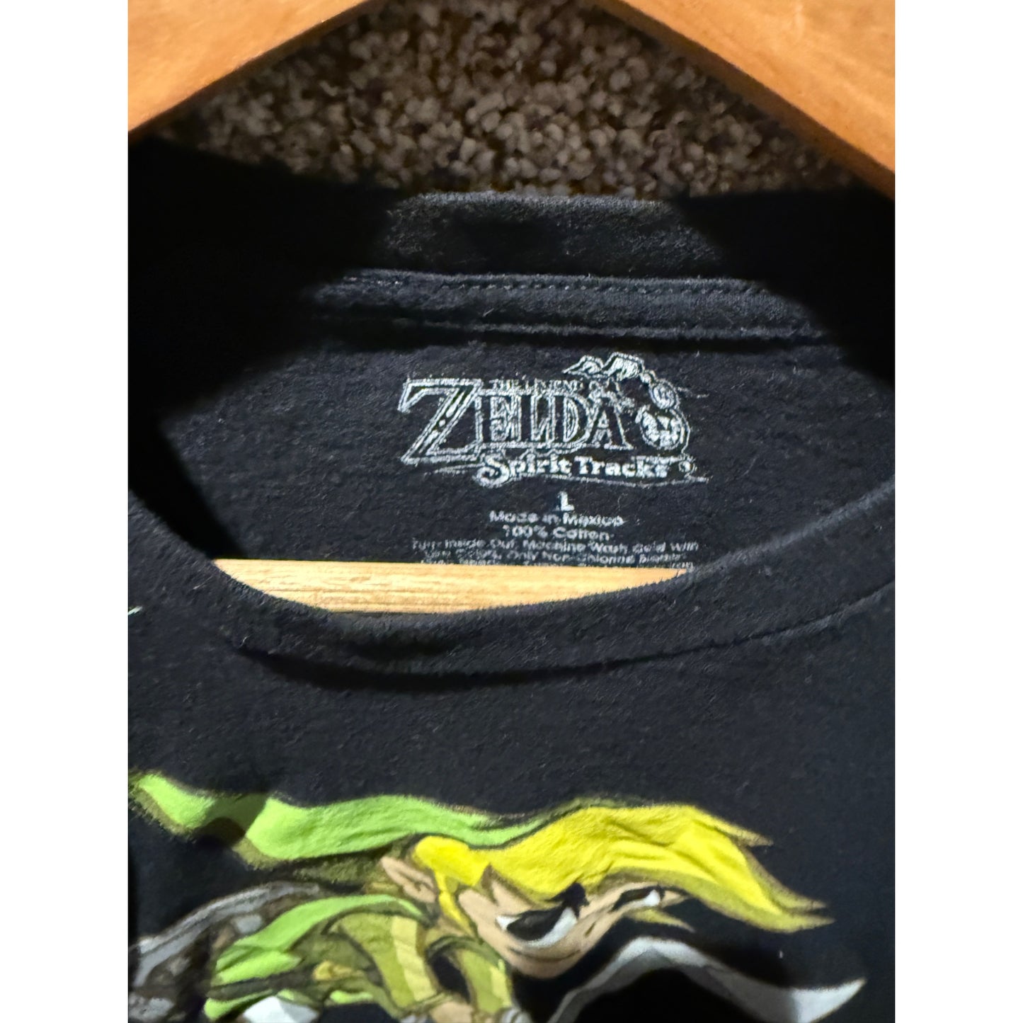 Legend Of Zelda Spirit Tracks Link Men’s Graphic Short Sleeve T-Shirt Size L