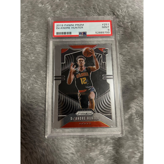 2019 Panini Prizm De’Andre Hunter #251 PSA 9 Rookie