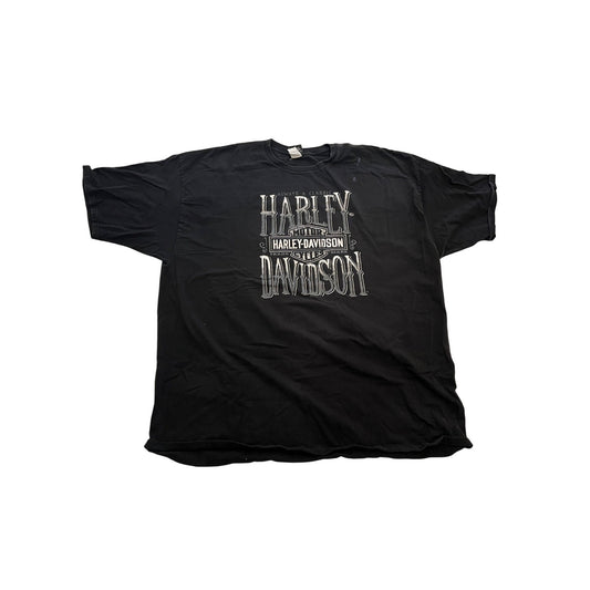 Harley Davidson Motorcycle 2015 West Virgina Black Short Sleeve T-shirt Size 4XL