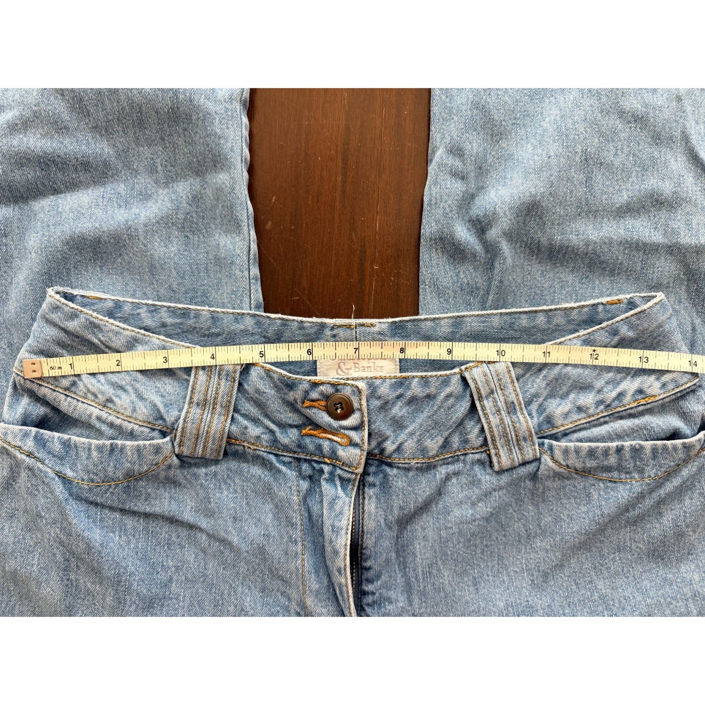 Vintage Christopher Banks Jeans Women's 4 Light Wash High Rise Mom Straight