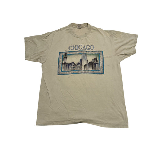 Anvil Chicago Souvenir Graphic Short Sleeve T-Shirt Size XL