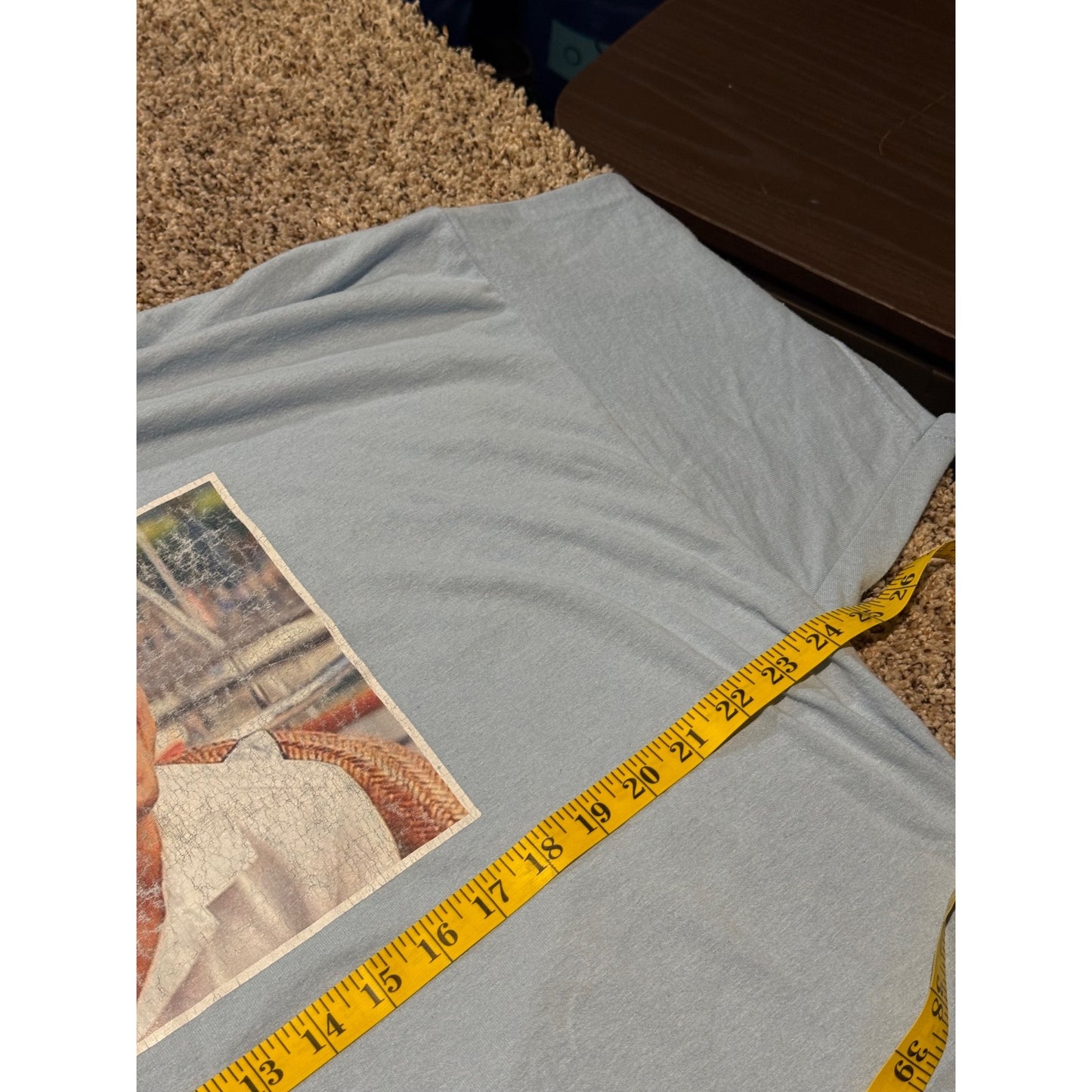 Gildan Leonardo DiCaprio Wolf of Wall Street Meme Graphic T-Shirt Men's 2XL Blue