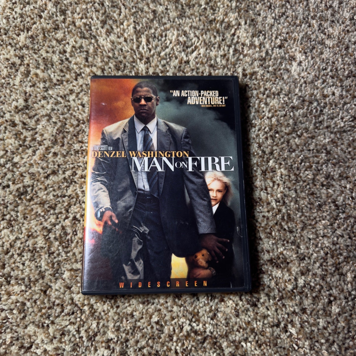 Man on Fire Widescreen DVD Denzel Washington Dakota Fanning Action Movie 2004