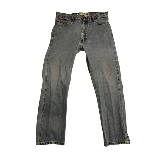 Levi's Regular Fit 505 Straight Leg Denim Jeans I'm Cool Blue Men's Size 36x32