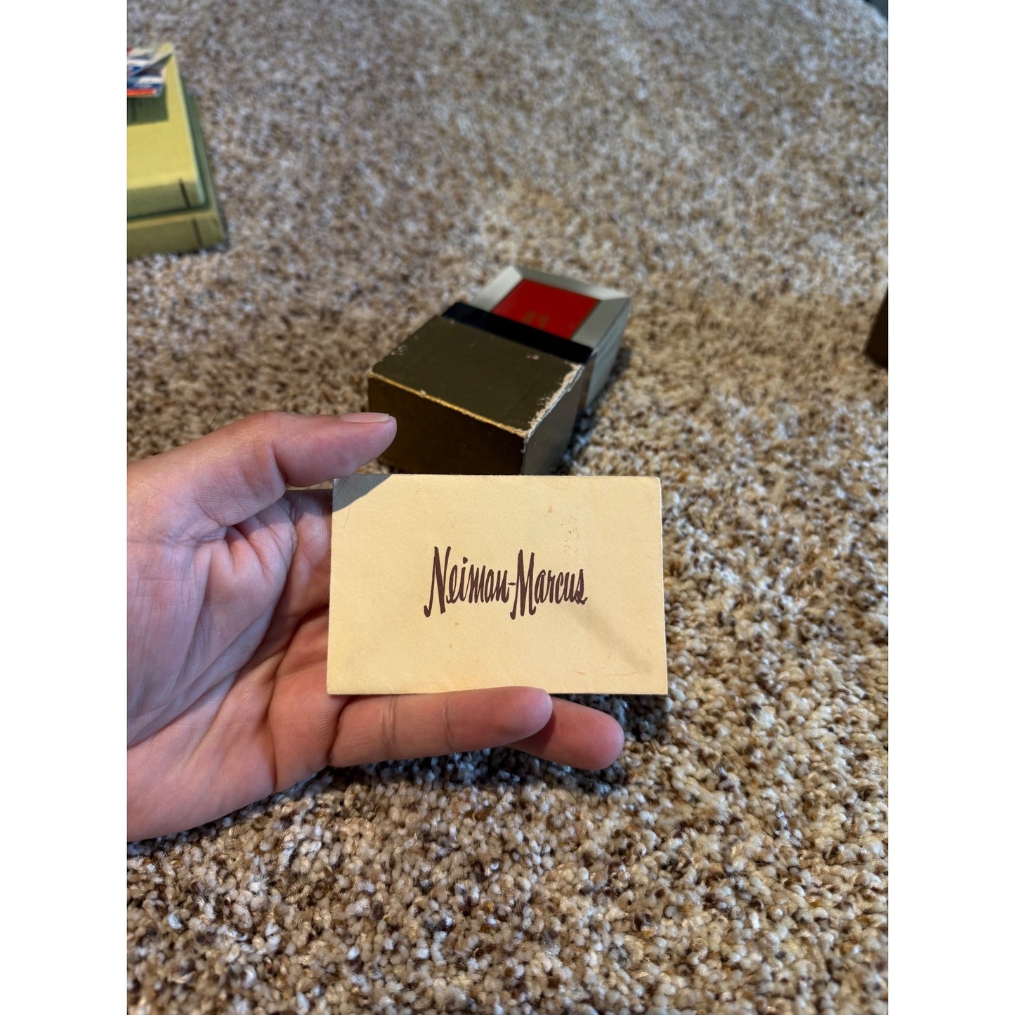 Vintage Congress Playing Cards Storage Case Empty Card Box Collectible Antique