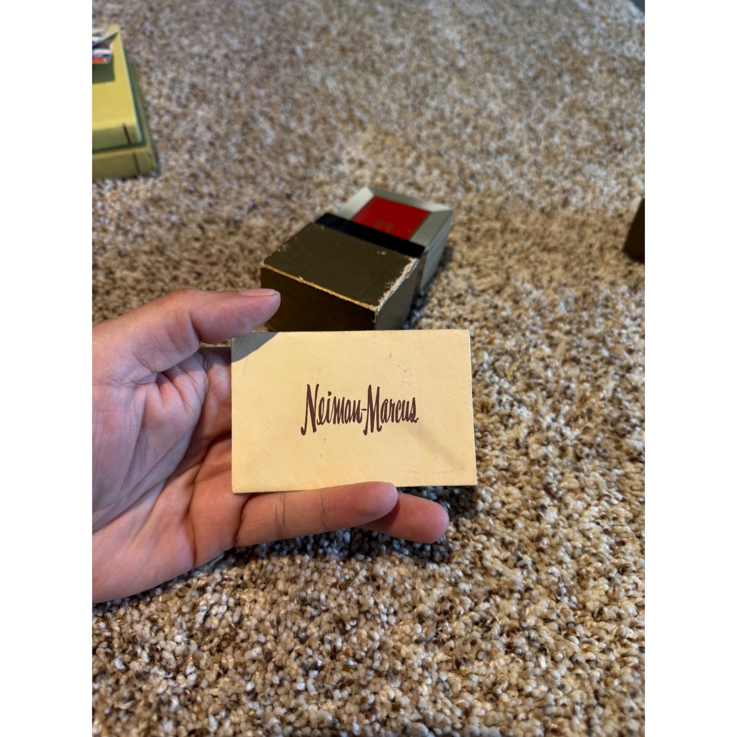 Vintage Congress Playing Cards Storage Case Empty Card Box Collectible Antique