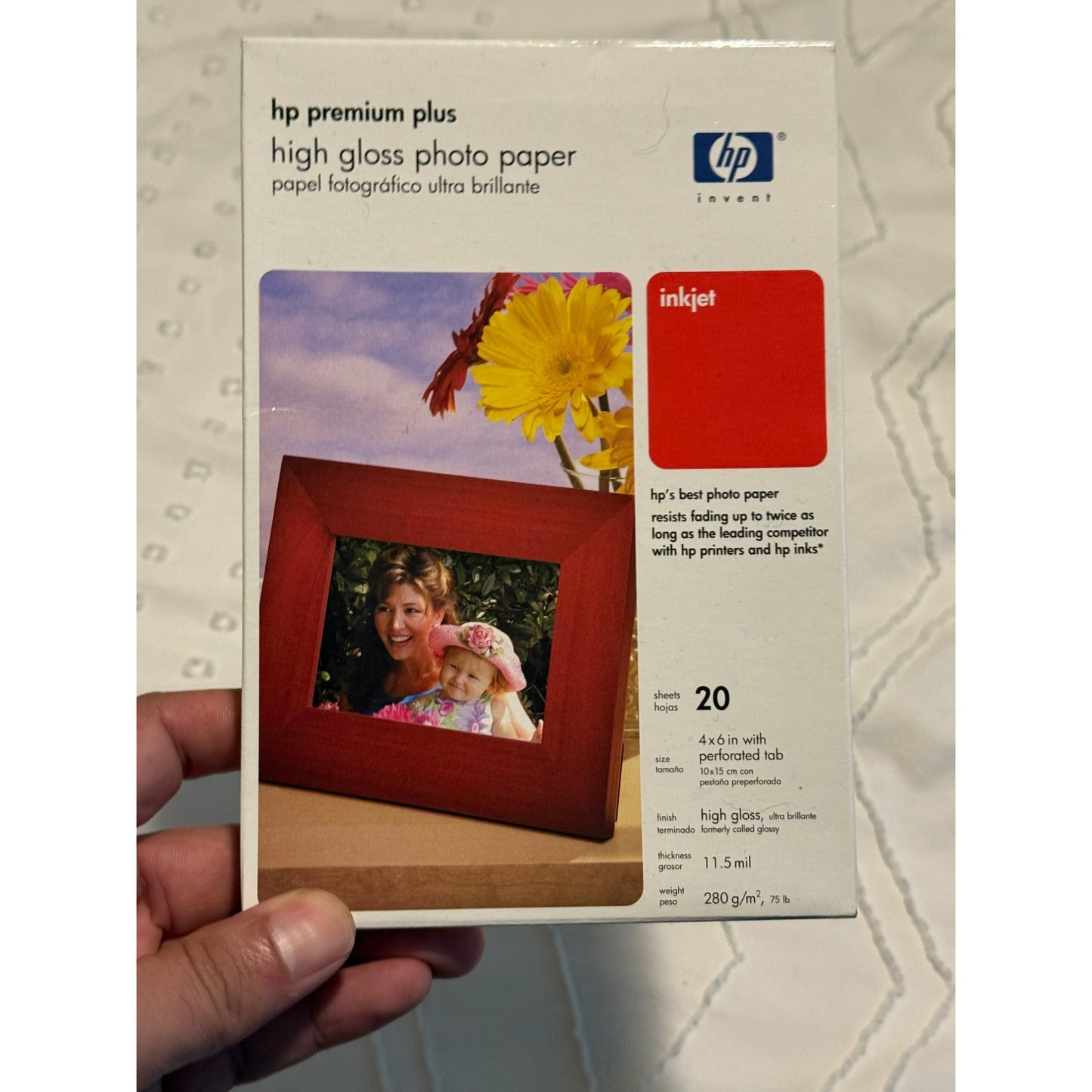 HP Premium Plus 4x6 Glossy Inkjet Photo Paper – 20 Sheets