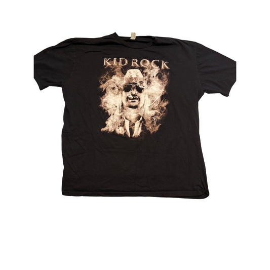 Rock Me Kid Rock Y2K 2006 Rodeo Houston Black Short Sleeve T-Shirt Men’s Size 3XL