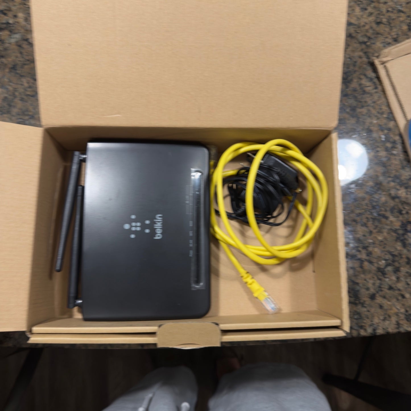 Belkin N300 Wi-Fi N Router F9K1007 Red Black Wireless Router