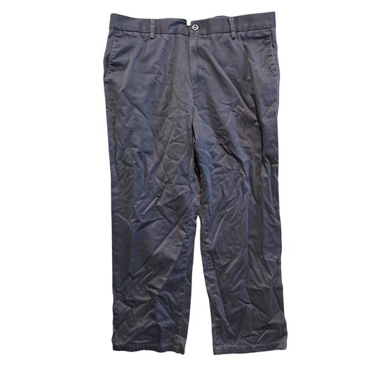 Dockers Mens Straight Fit Dark Grey Pants Size 36x29