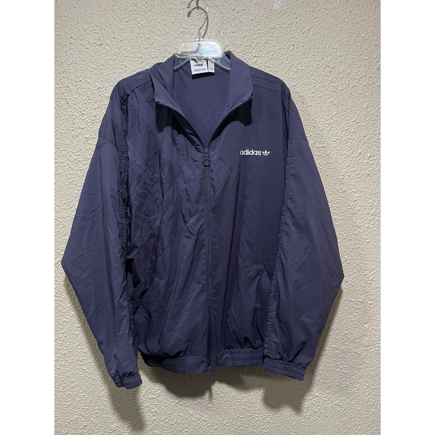 Adidas Originals Men’s Purple Track Jacket Size M Vintage Retro Streetwear