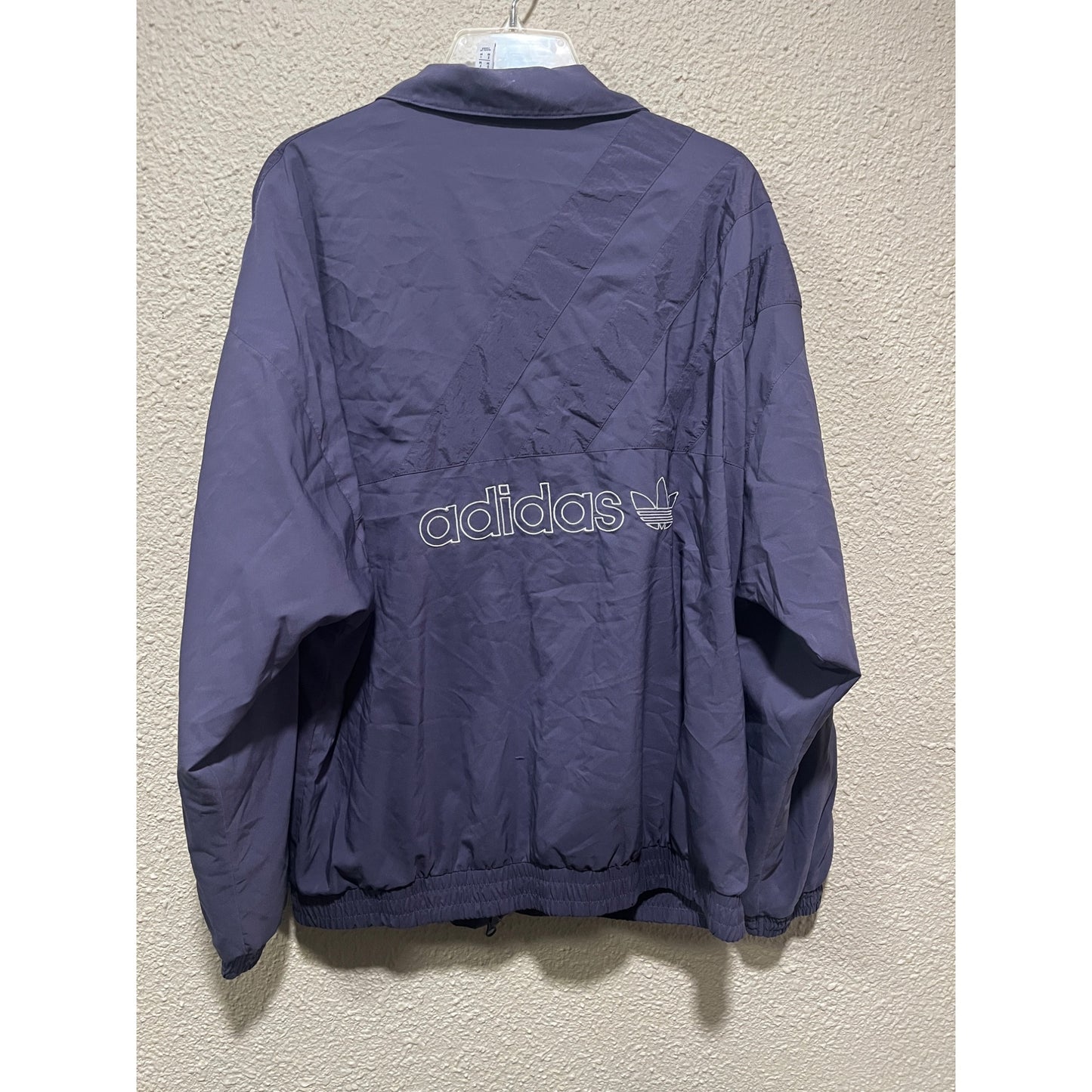 Adidas Originals Men’s Purple Track Jacket Size M Vintage Retro Streetwear
