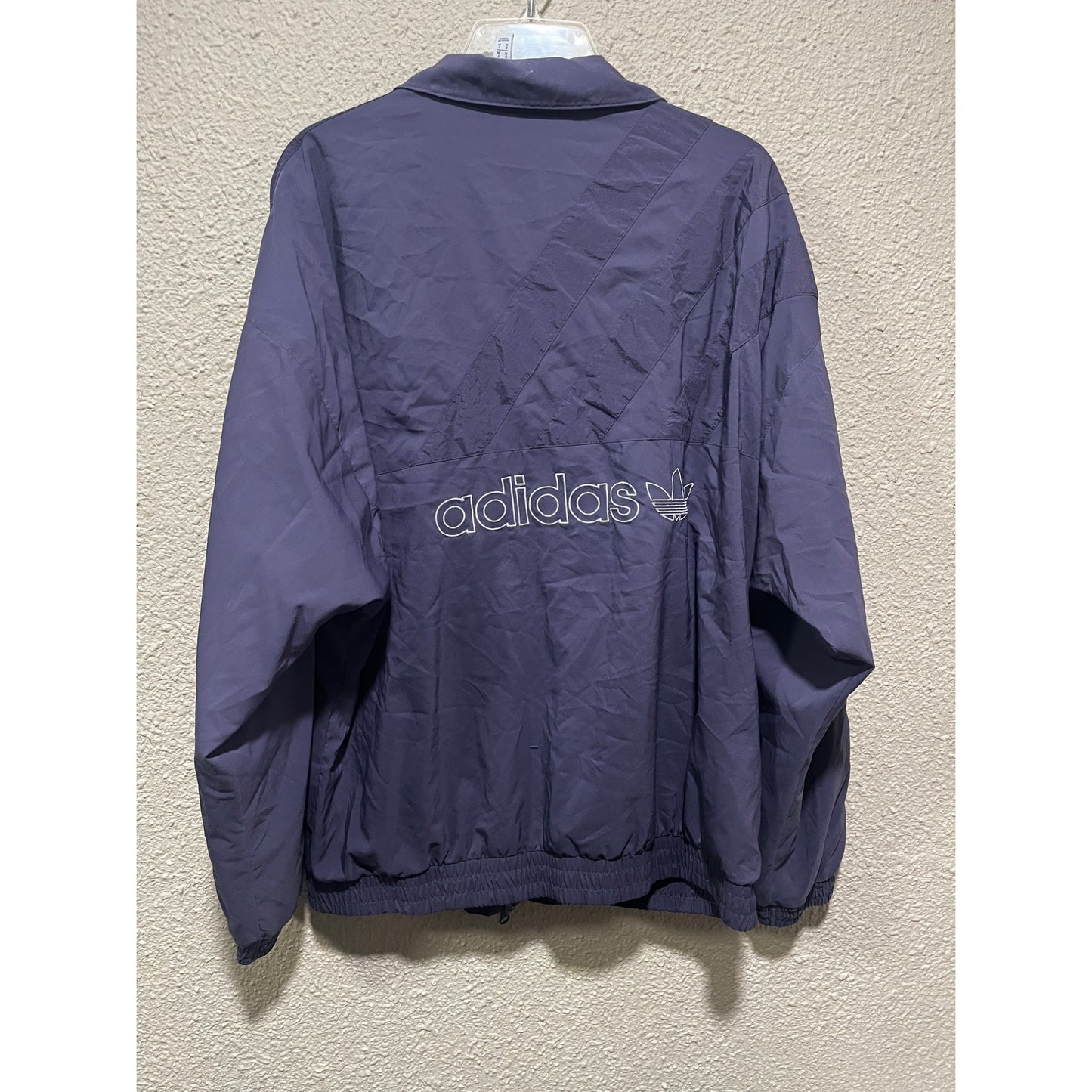 Adidas Originals Men’s Purple Track Jacket Size M Vintage Retro Streetwear