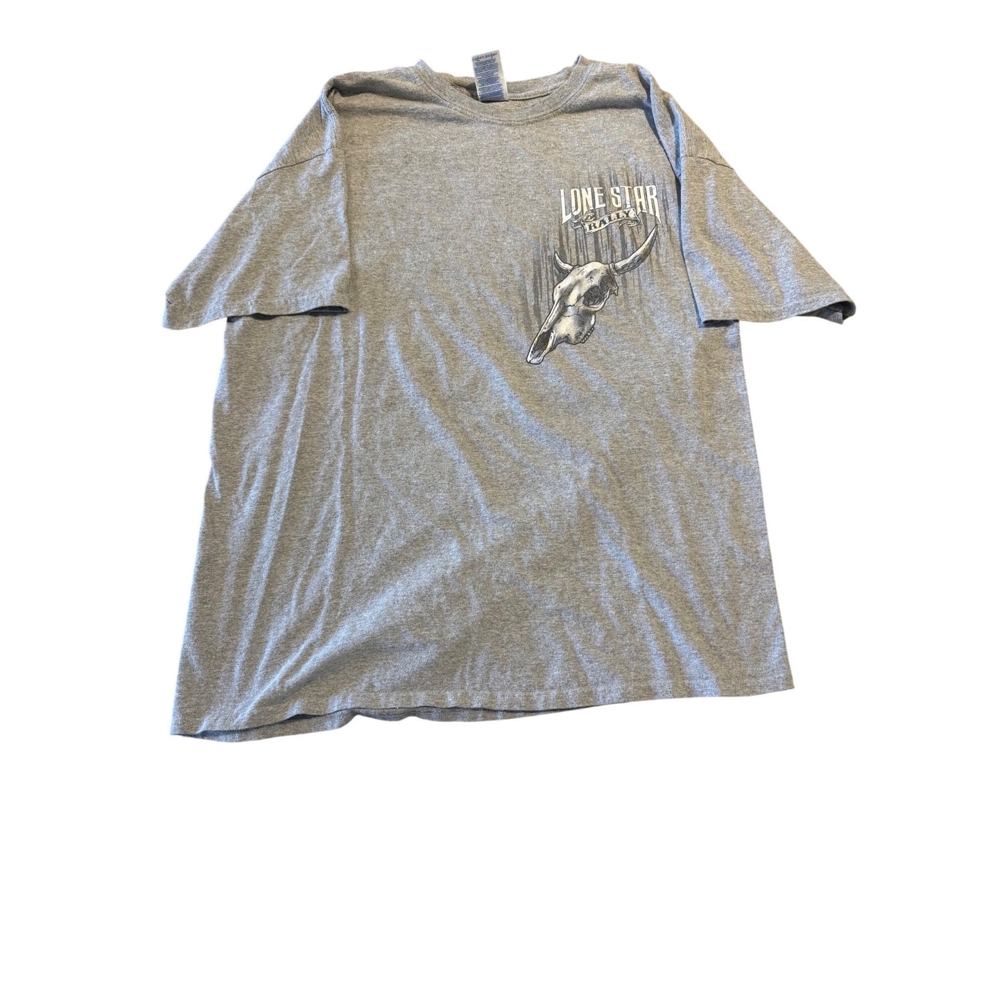 2016 Lone Star Rally Galveston Texas Graphic T-Shirt Men's XL Grey