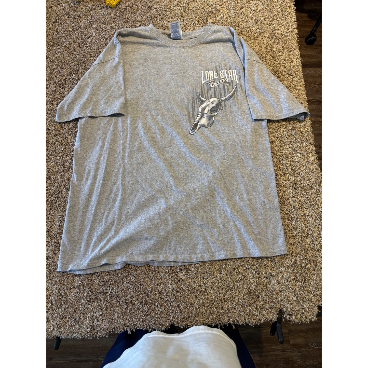 2016 Lone Star Rally Galveston Texas Graphic T-Shirt Men's XL Grey
