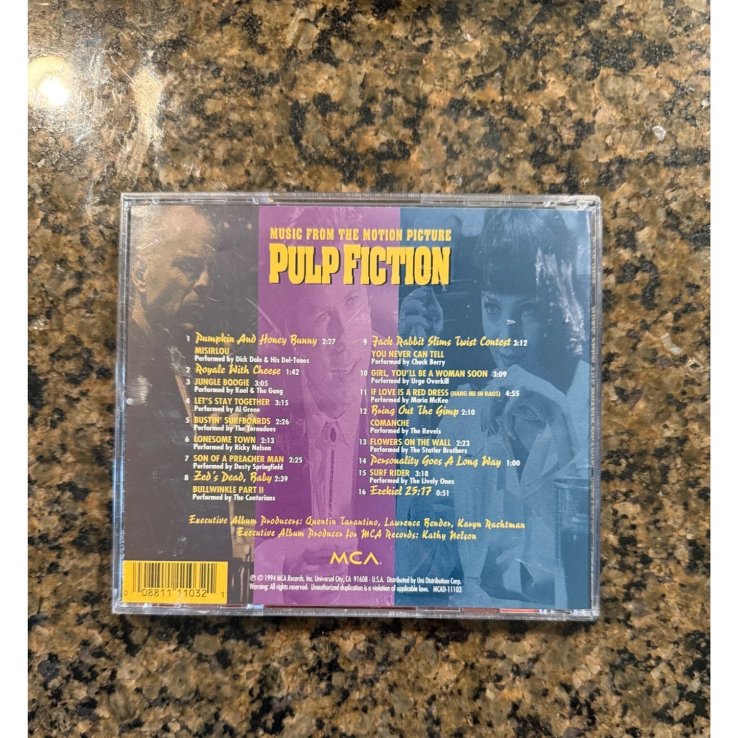 Pulp Fiction Music from the Motion Picture a Quentin Tarantino Film CD 90s Era