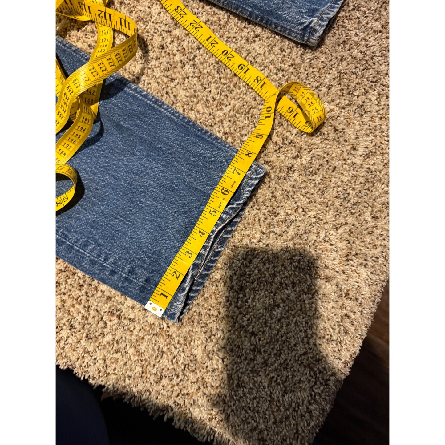 Vintage Levi's 501 Jeans Men's 35x32 Button Fly Blue Denim Two Horse Patch USA Style