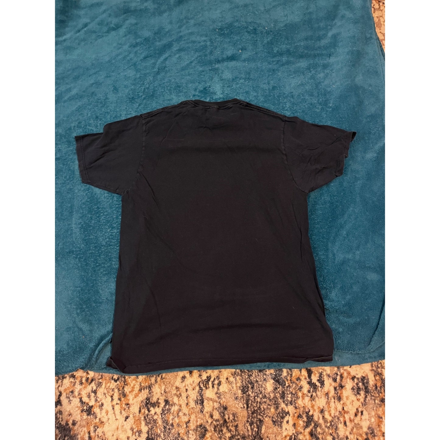 Rick & Morty Ripple Junction Adult Swim Short Sleeve Graphic Tee Black Size M