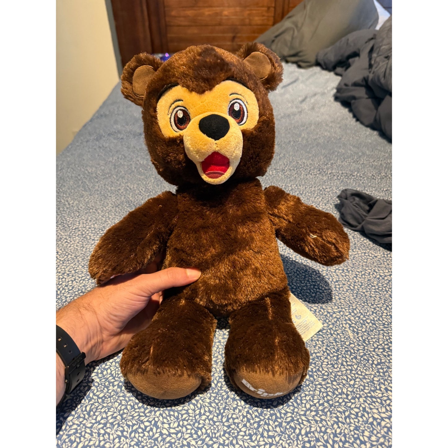 Brinley Build-A-Bear Workshop Plush Teddy Bear Brown Great Wolf Lodge BAB 16” Retired