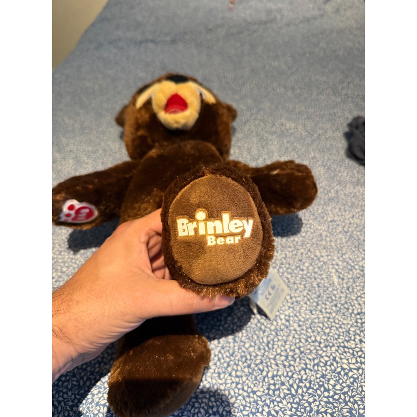 Brinley Build-A-Bear Workshop Plush Teddy Bear Brown Great Wolf Lodge BAB 16” Retired