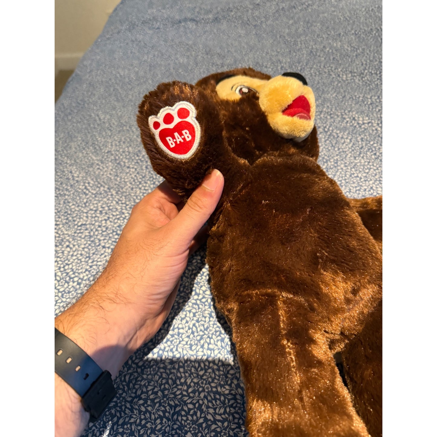 Brinley Build-A-Bear Workshop Plush Teddy Bear Brown Great Wolf Lodge BAB 16” Retired