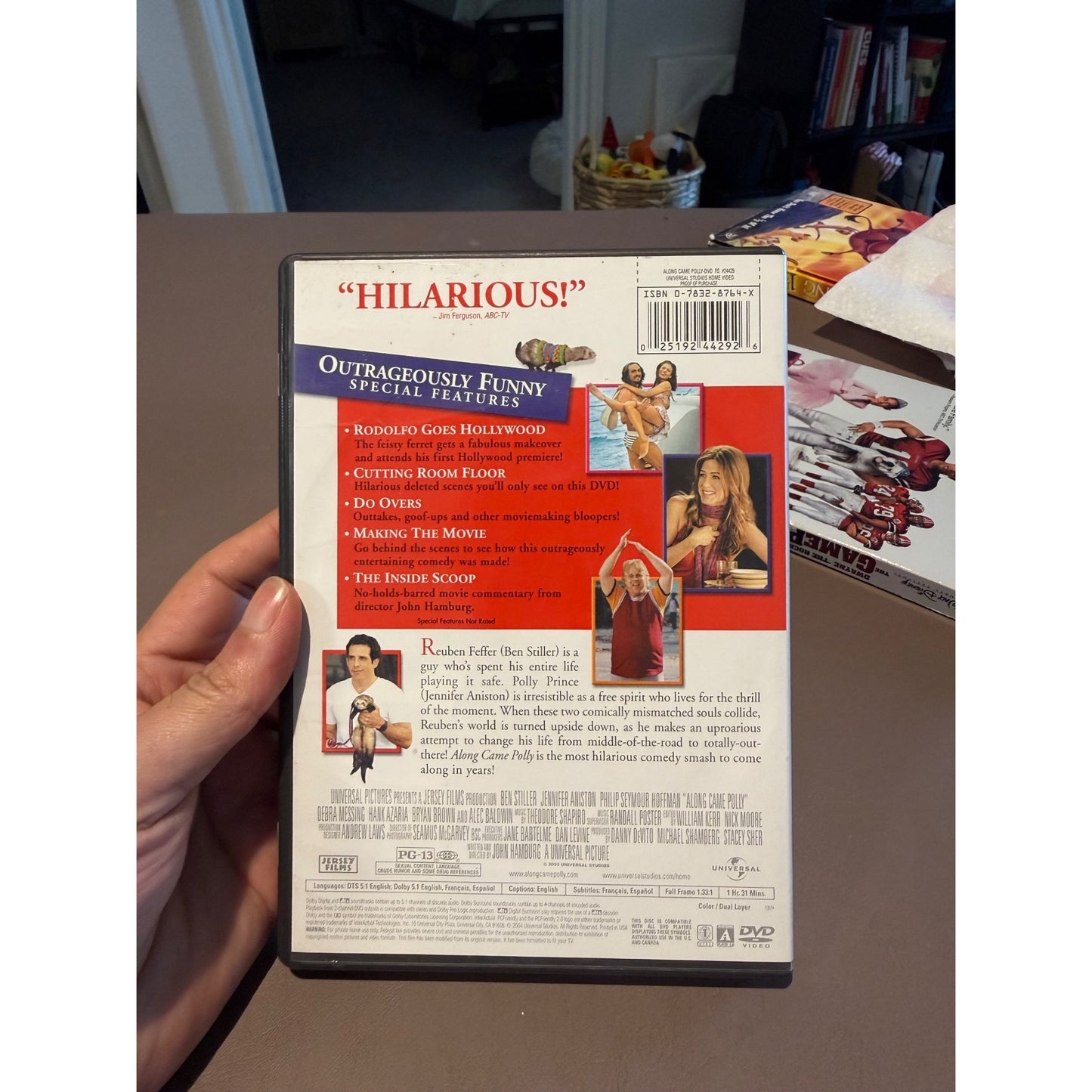 Along Came Polly DVD 2004 Ben Stiller Jennifer Aniston Romantic Comedy Movie