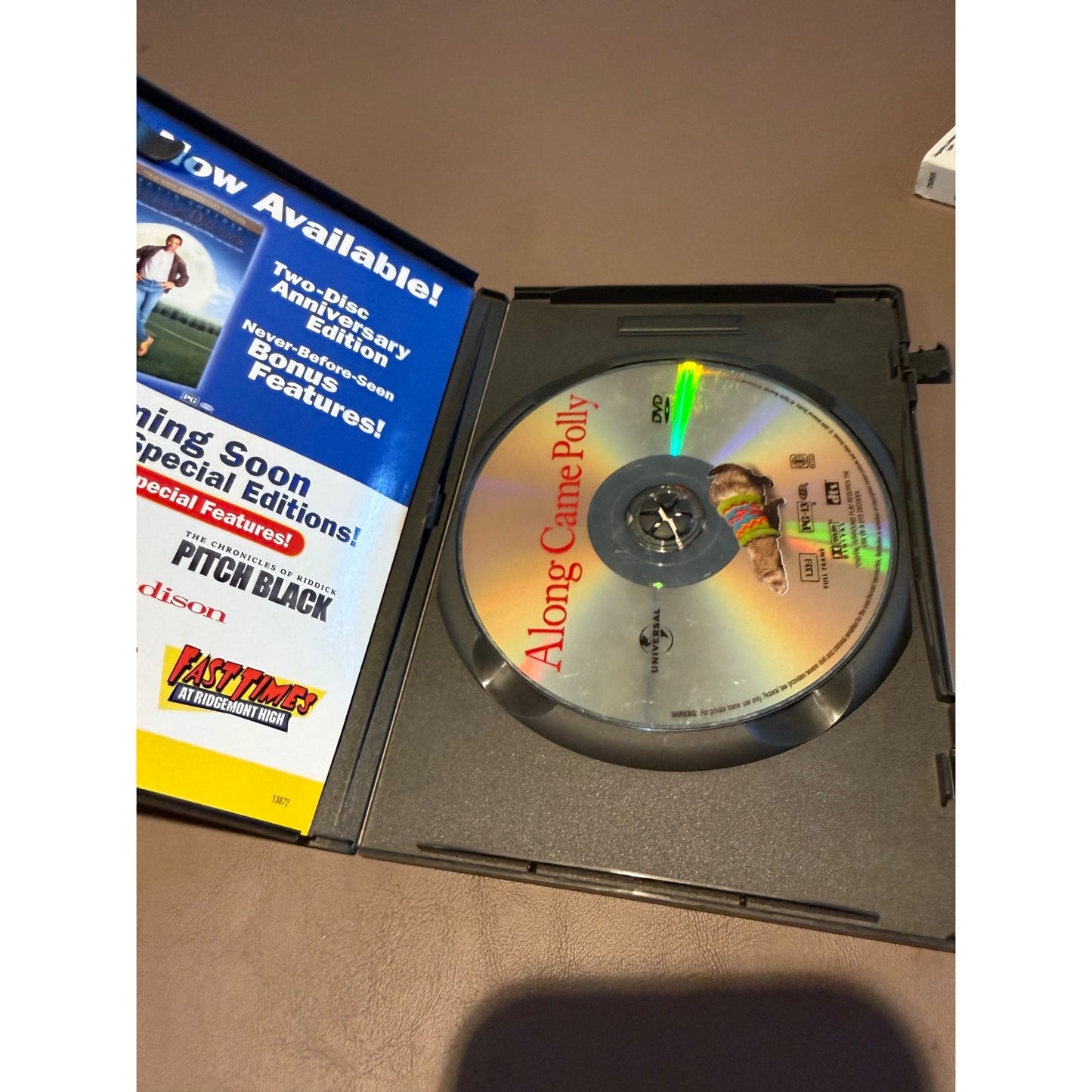 Along Came Polly DVD 2004 Ben Stiller Jennifer Aniston Romantic Comedy Movie