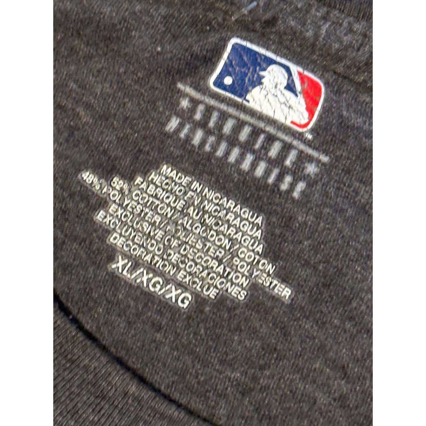 MLB Genuine Merchandise Houston Astros 501 Crawford St T-Shirt Men's XL Charcoal