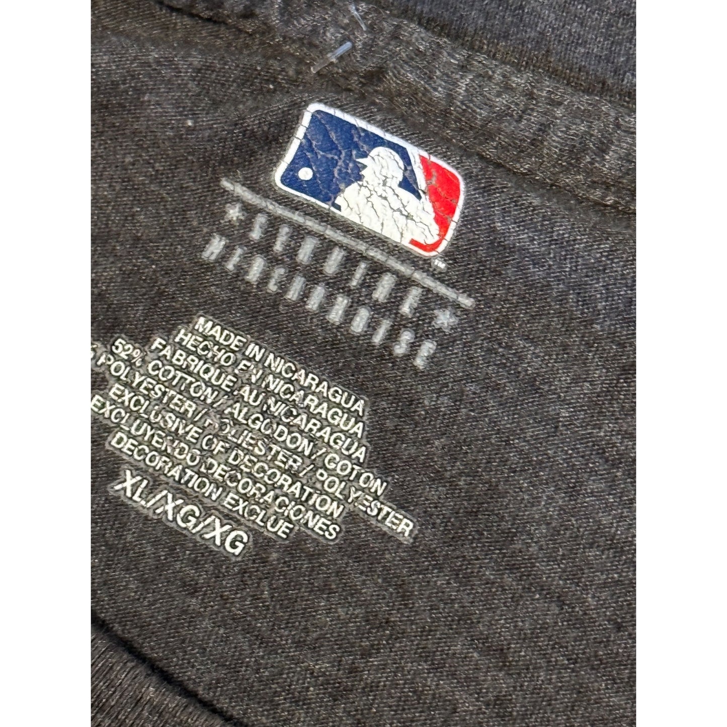 MLB Genuine Merchandise Houston Astros 501 Crawford St T-Shirt Men's XL Charcoal