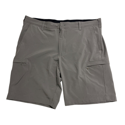 Izod Golf Lightweight Comfortable Performance Cargo Shorts Gray Men's Size 36