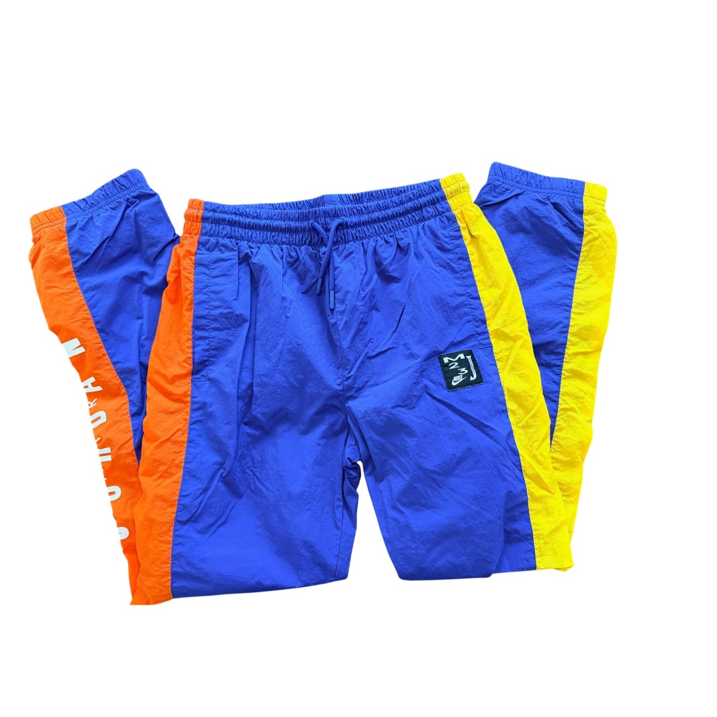 Nike Air Jordan DNA HBR Woven Sweatpants Youth XL (13-15) Blue Orange Yellow