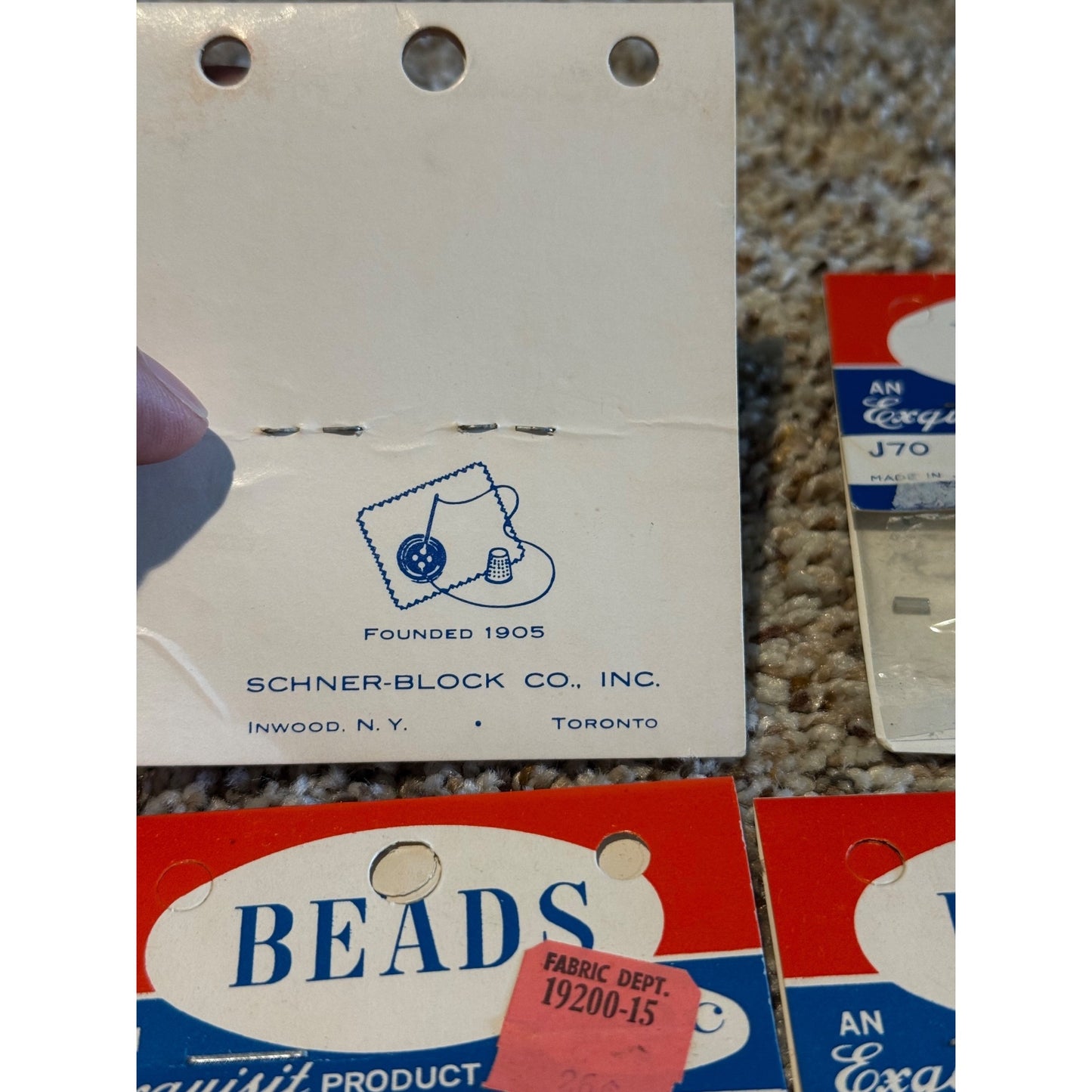 Exquisit Products Lot of 5 Vintage Glass Seed Beads Craft Jewelry Making Mixed