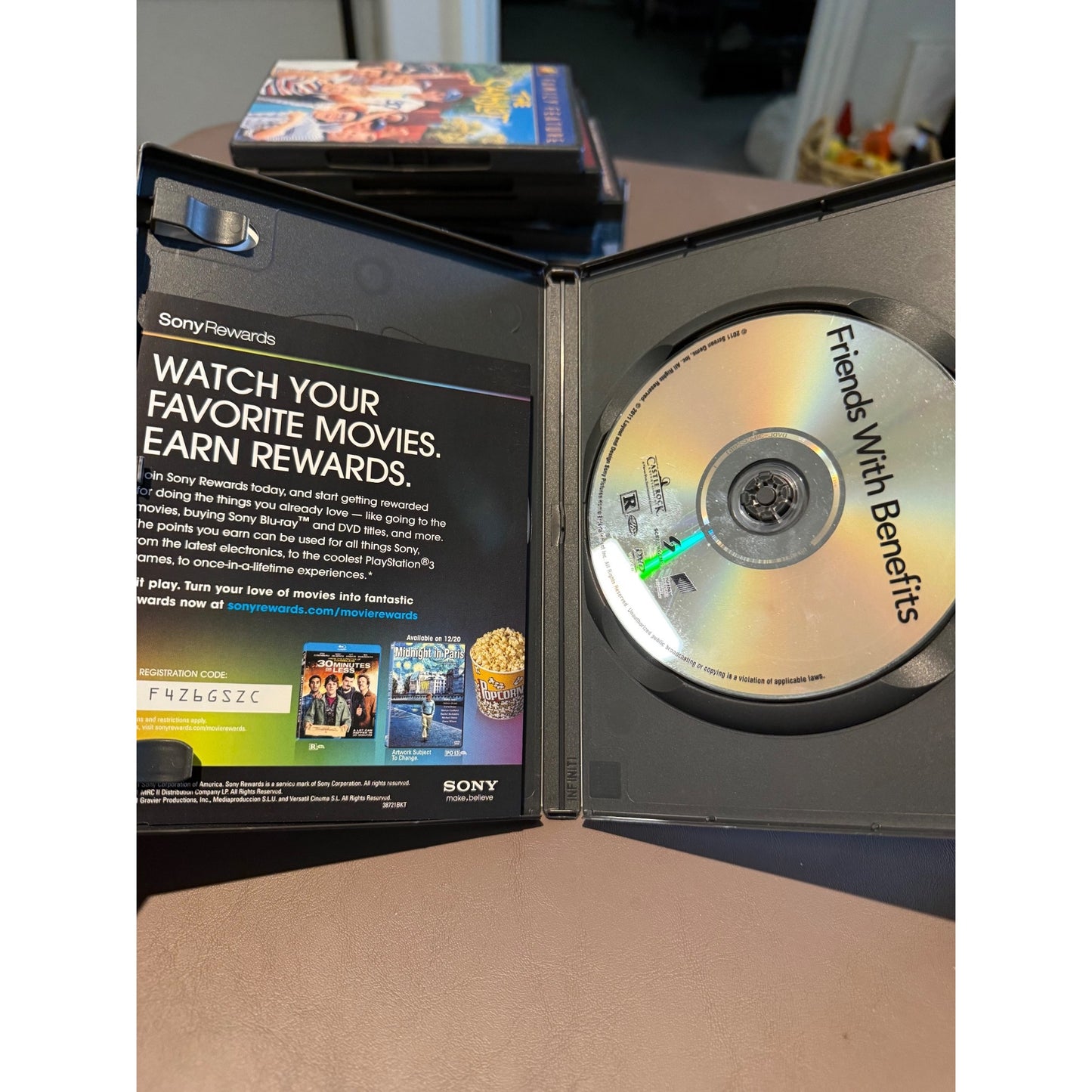Friends with Benefits DVD 2011 Justin Timberlake Mila Kunis Movie