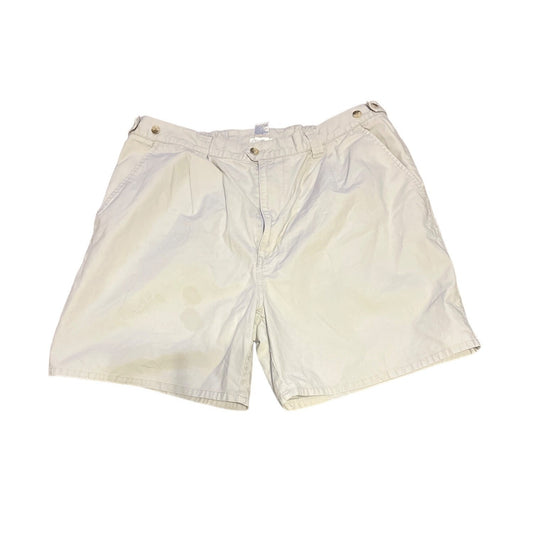 White Sierra Outdoor Adventure Hiking Flat Front Khaki Short Ivory Men’s Size 38