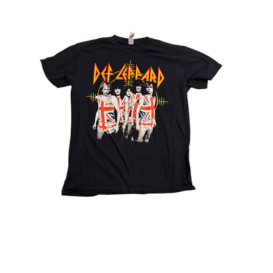 Def Leppard The Stadium Tour 2022 Band Short Sleeve T-Shirt Size M