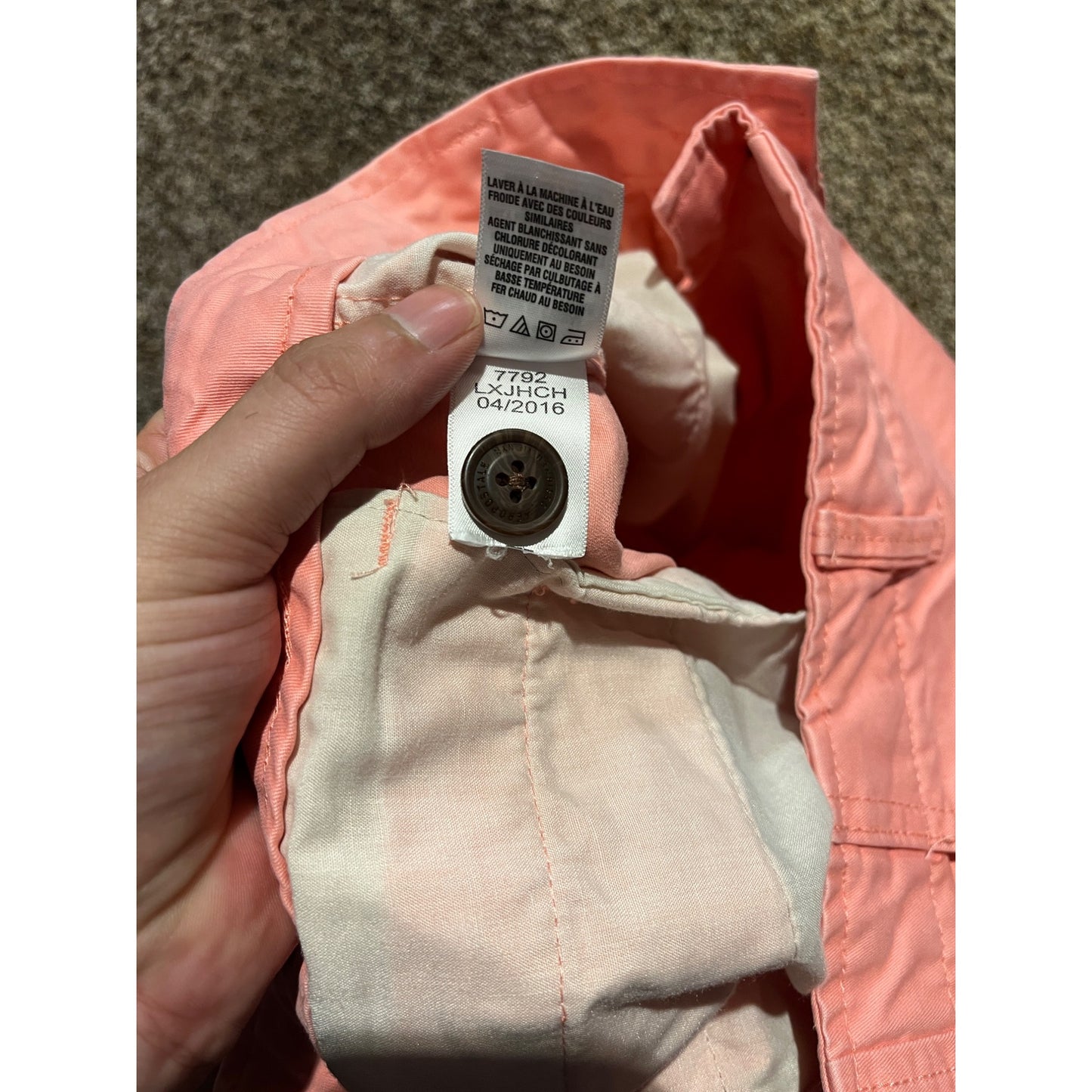 Aeropostale Womens Pink Bermuda Chino Shorts Size 32