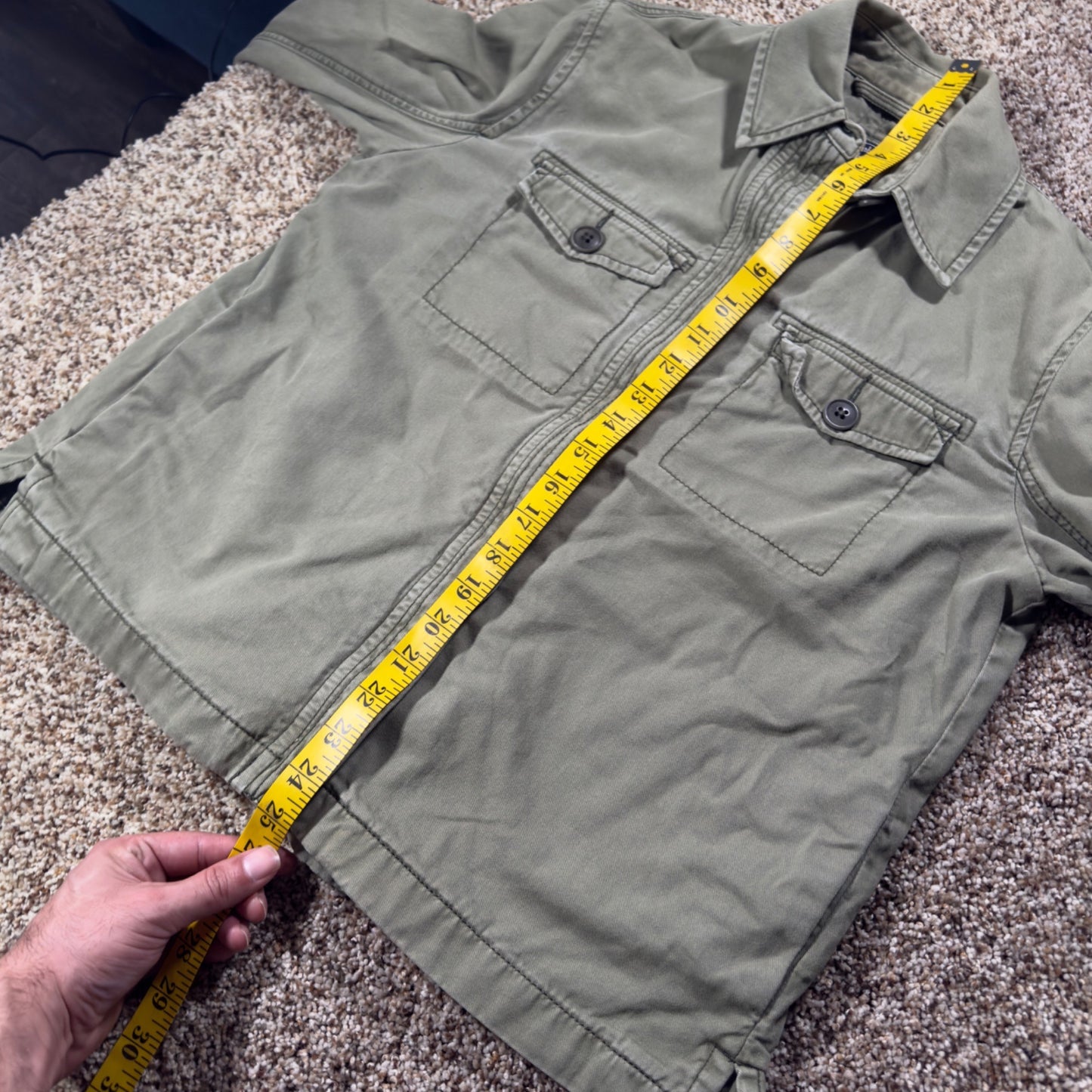 Abercrombie & Fitch Military Field Jacket Women's XS Green Utility Coat