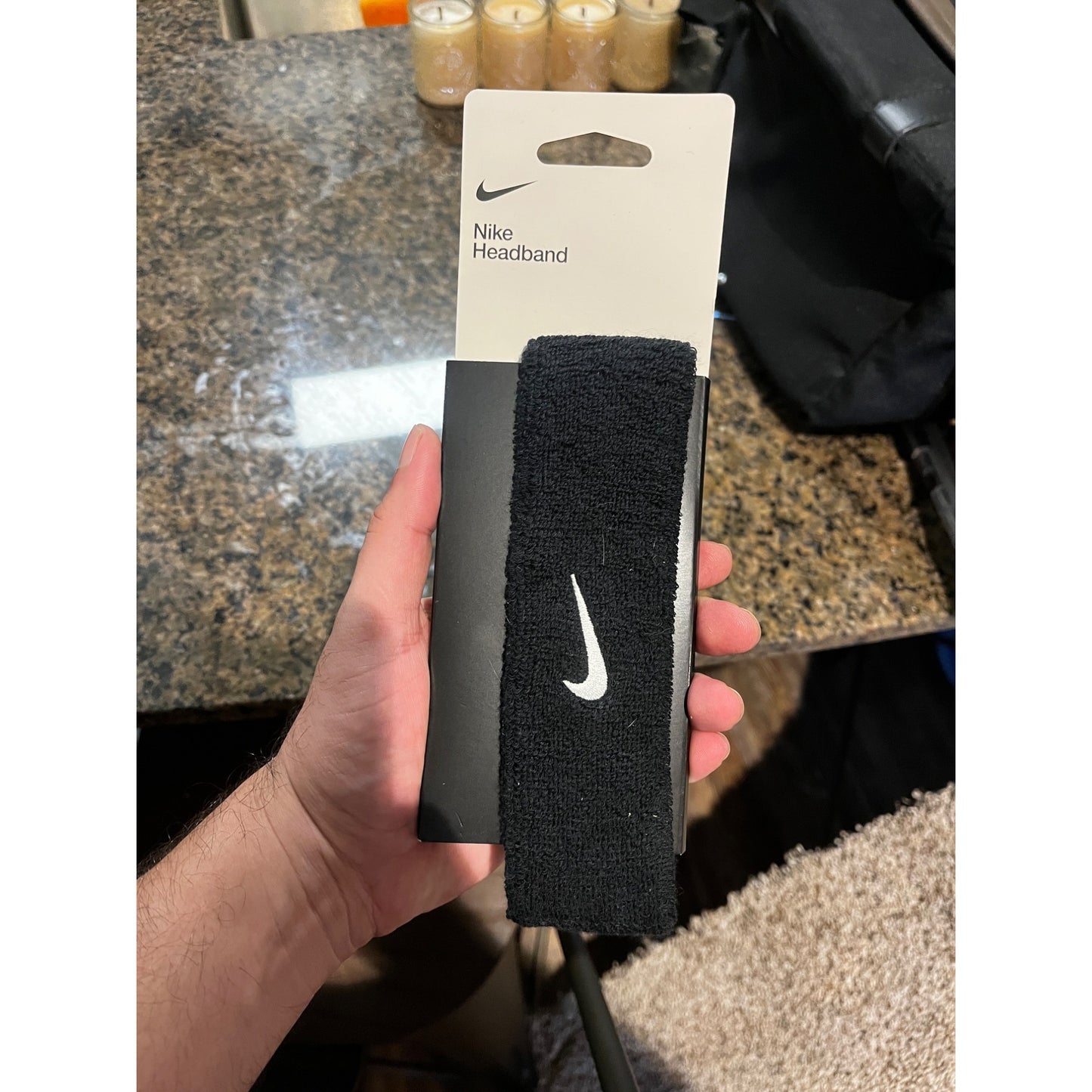 Nike Swoosh Headband Unisex Black