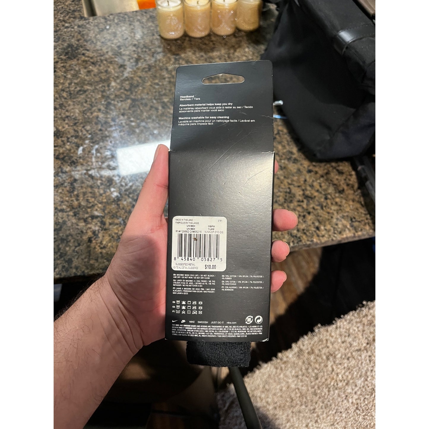 Nike Swoosh Headband Unisex Black