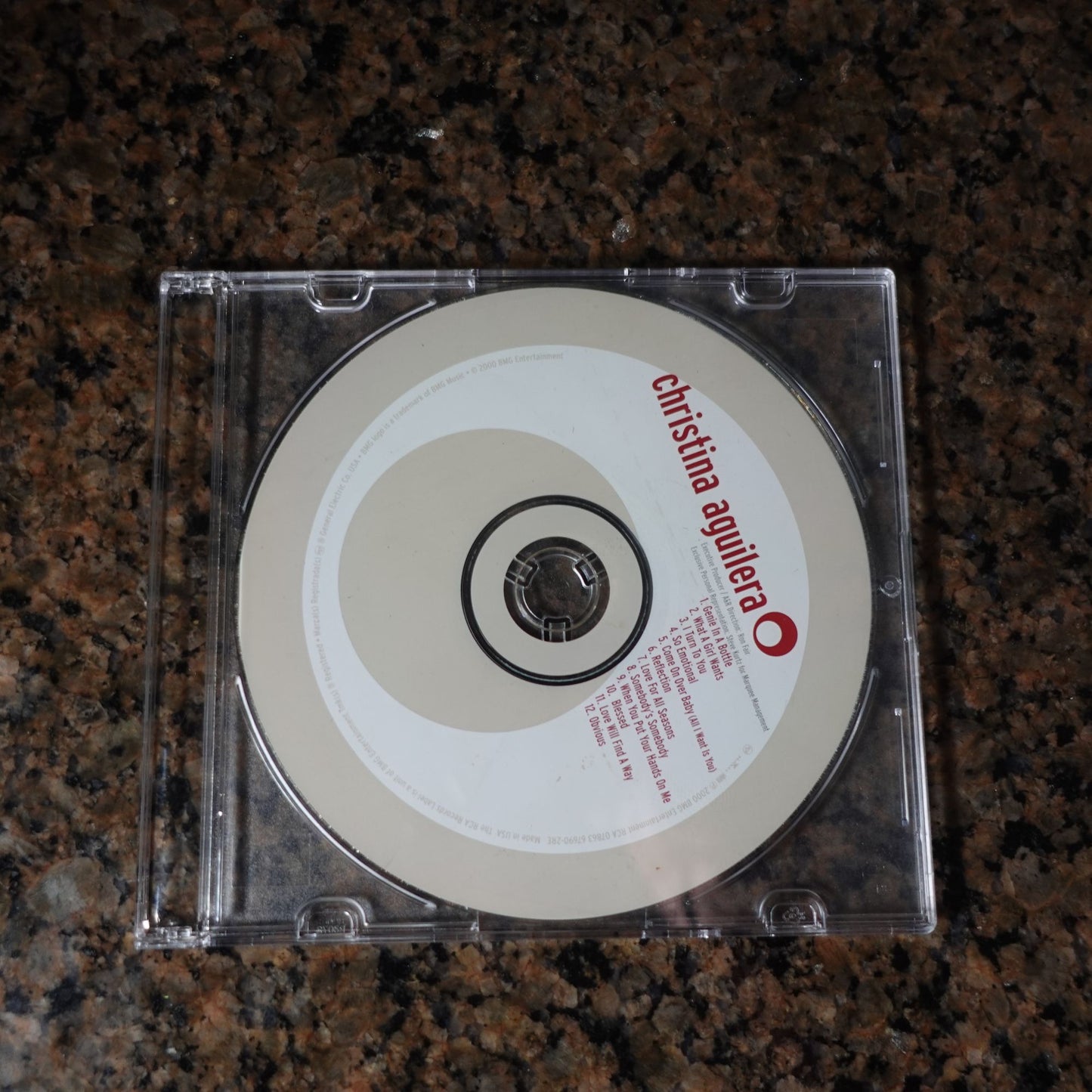 Christina Aguilera Self Titled 1999 Audio CD Pop R&B Debut Album