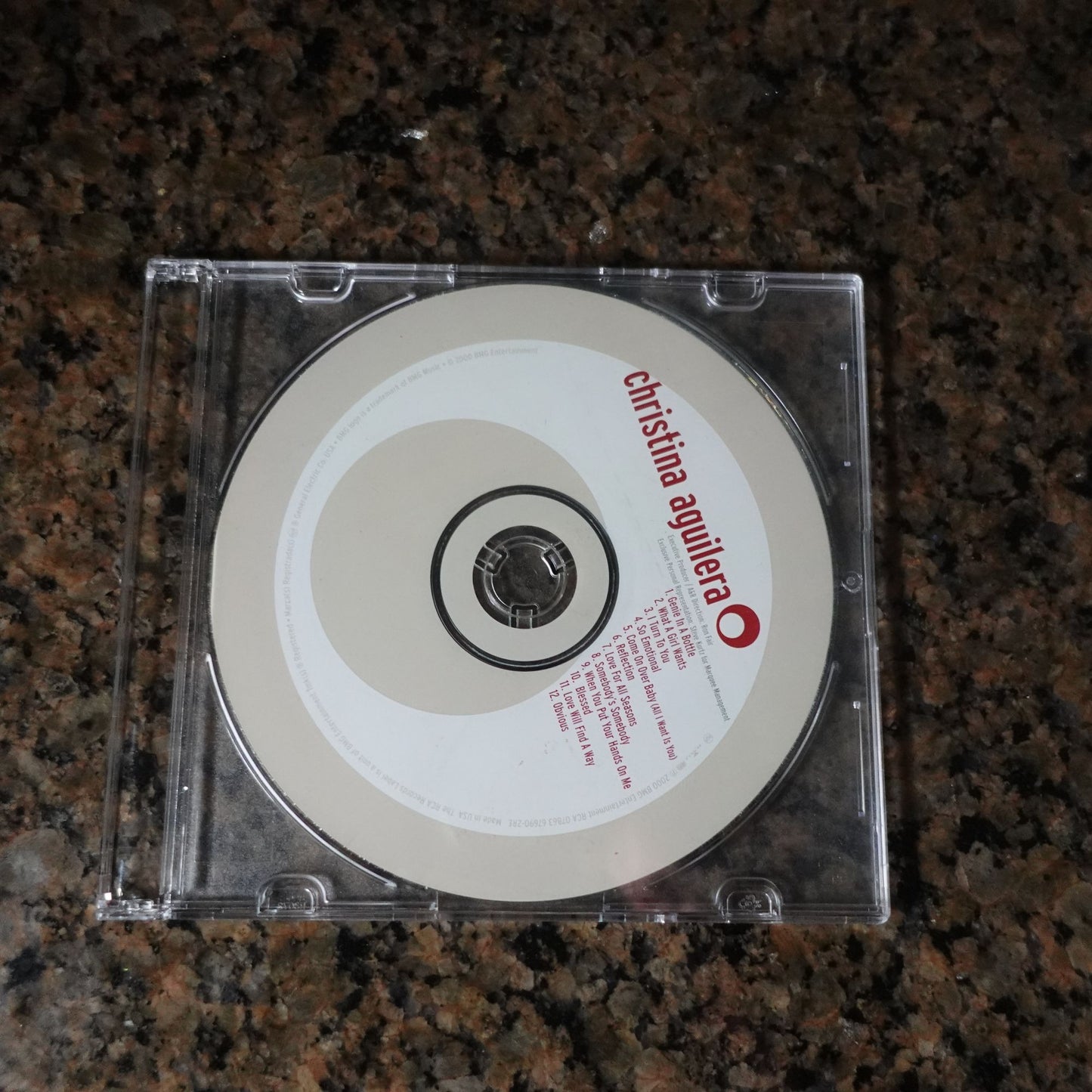 Christina Aguilera Self Titled 1999 Audio CD Pop R&B Debut Album