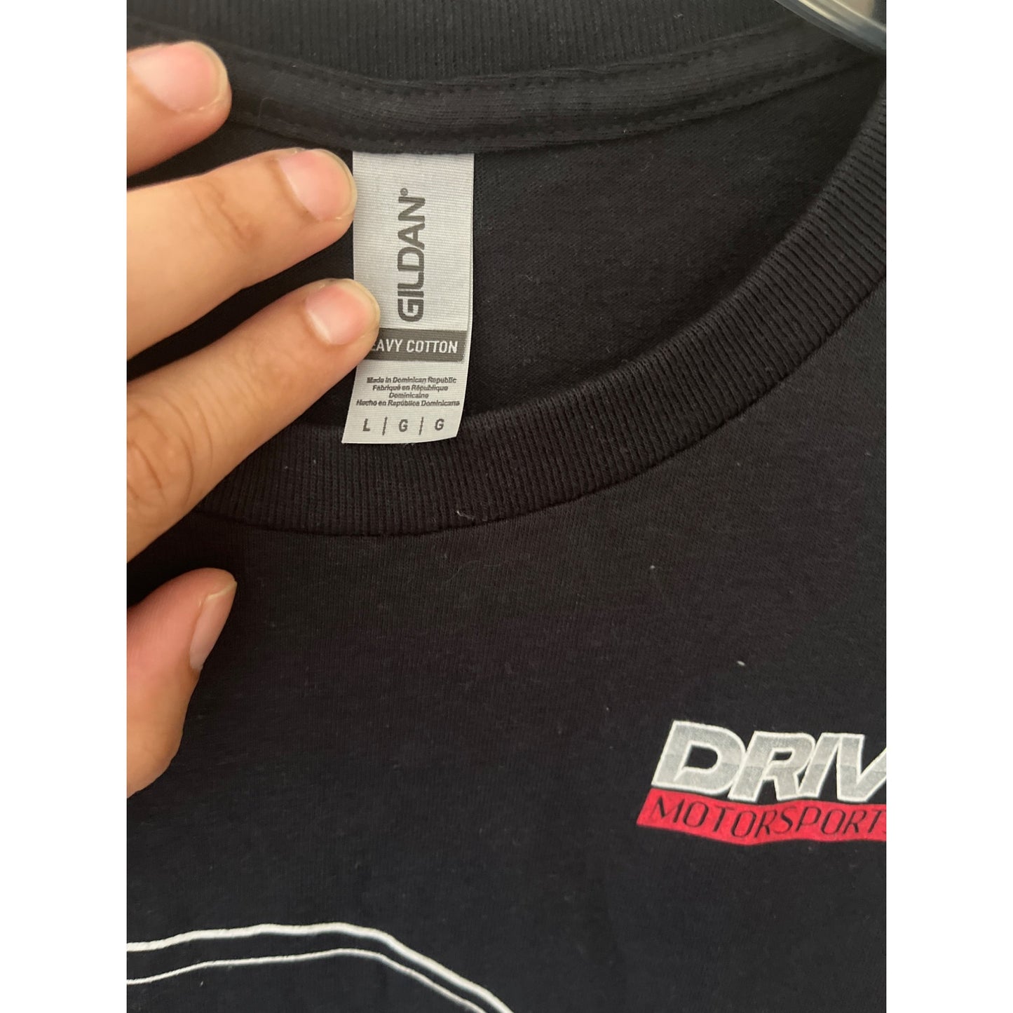 Driver Motorsports Black Short Sleeve T-shirt Size L