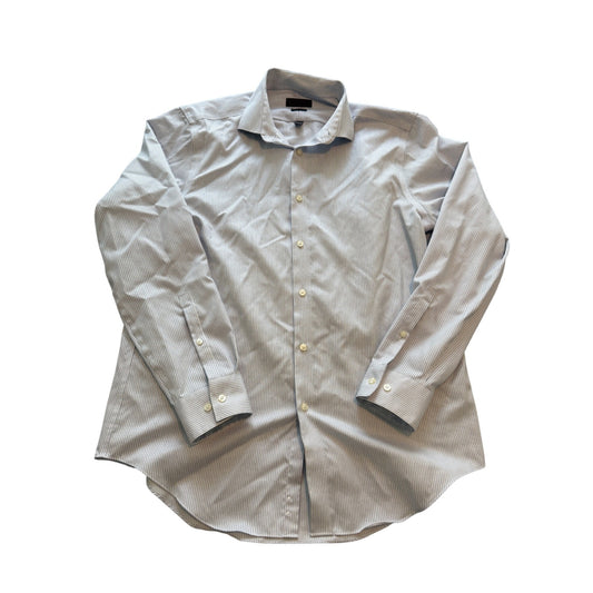 Calvin Klein Men’s Slim Fit Non-Iron Button Down Shirt – Size L