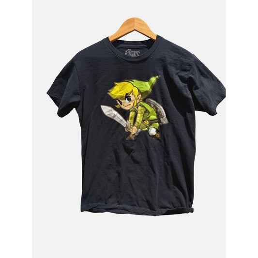Legend Of Zelda Spirit Tracks Link Men’s Graphic Short Sleeve T-Shirt Size L